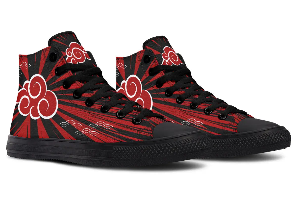 Printed Couple High-top Canvas Shoes