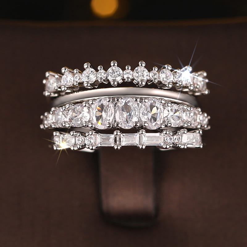 High-grade Geometric Ring For Women