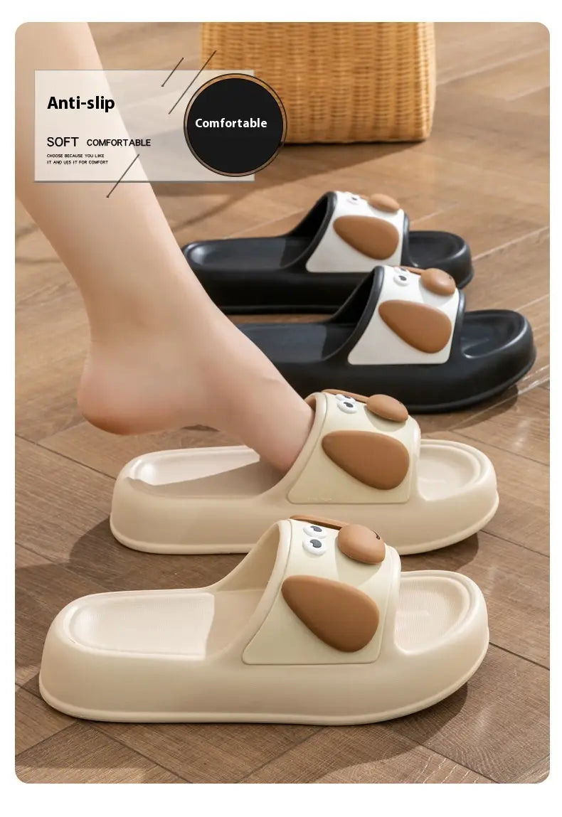 Cute Cartoon Dog Slippers