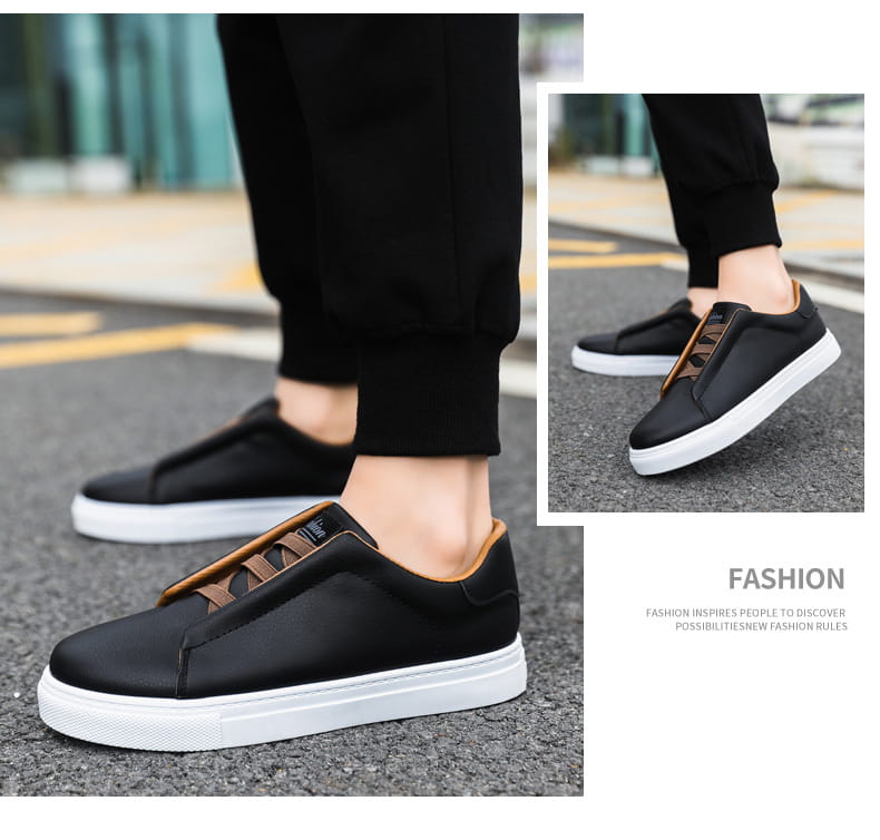 Men’s Fashion Solid Color Comfortable And Non-slip Sneaker