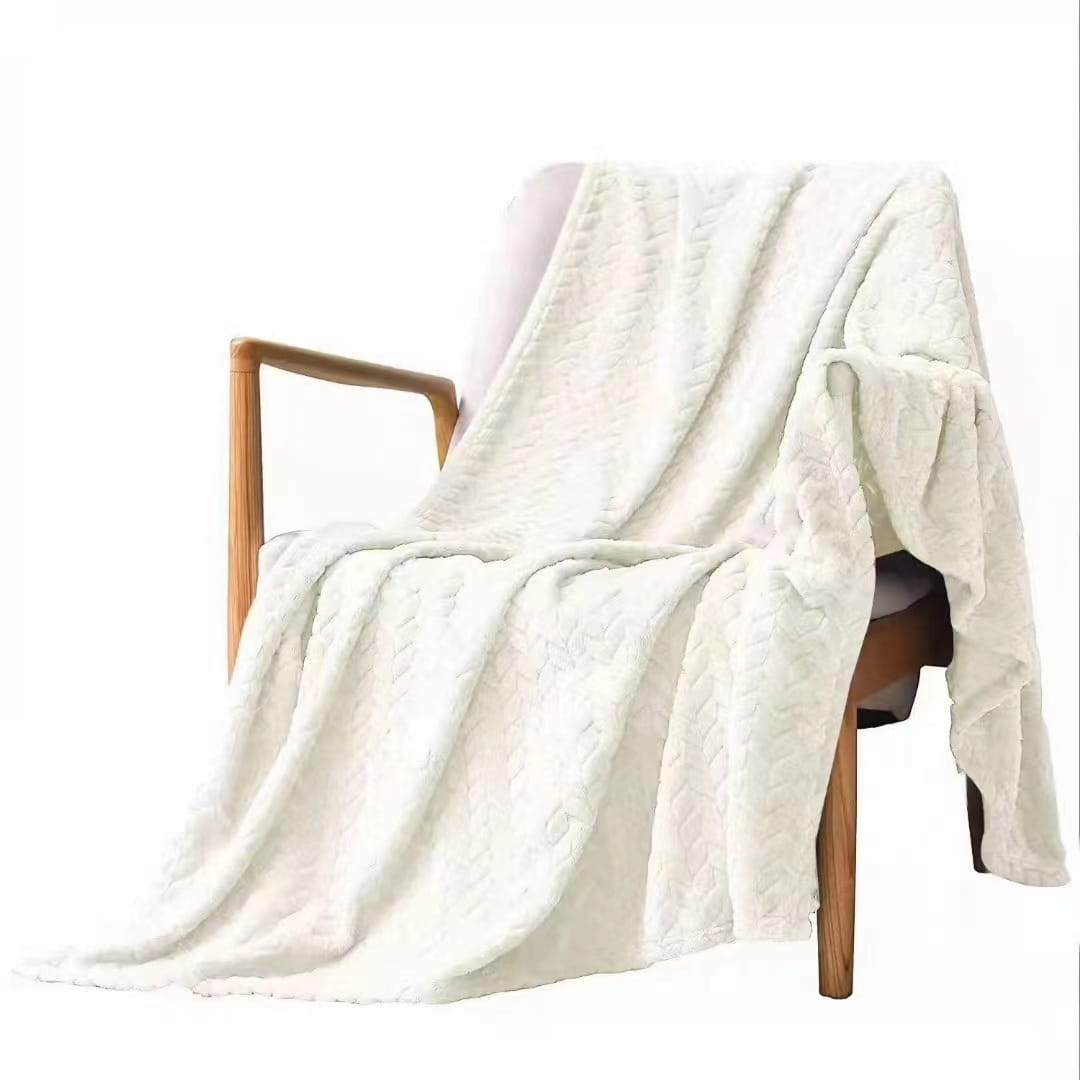 Flannel Wheat Grain Blanket