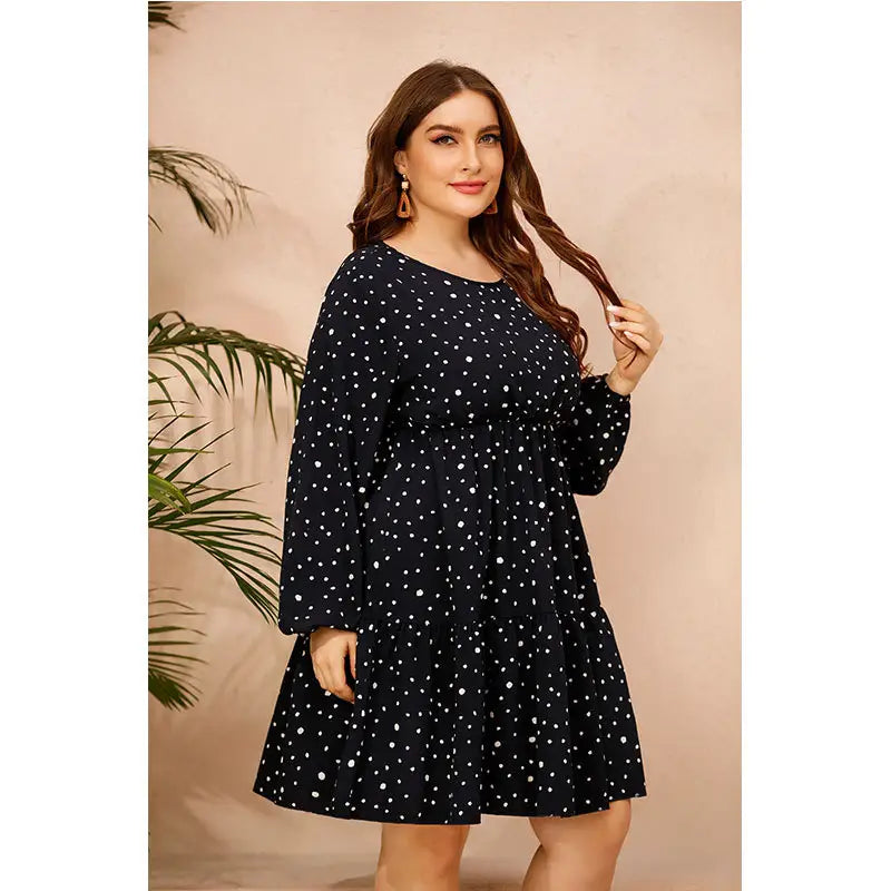 Leisure Home Loose Women’s Plus Size Floral Dress