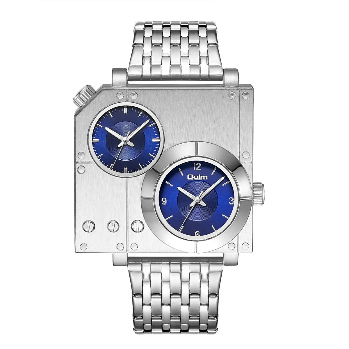 Men’s Square Personality Casual Large Dial Watch