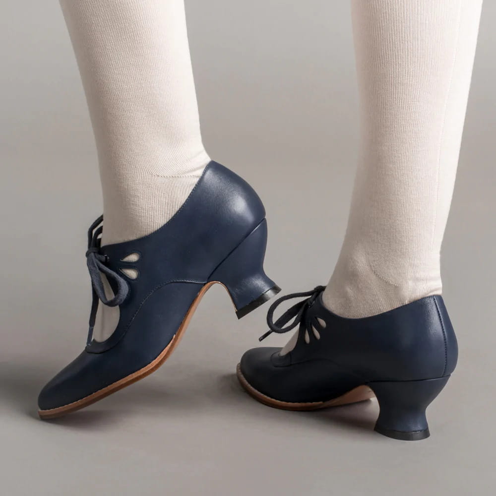 Hollow Out High Heel Lace-up Casual Shoes Plus Size Woman High-heeled Shoes