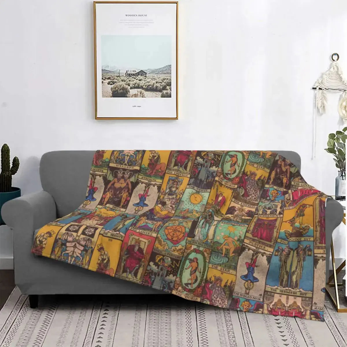 Gothic Mysterious Halloween Blanket