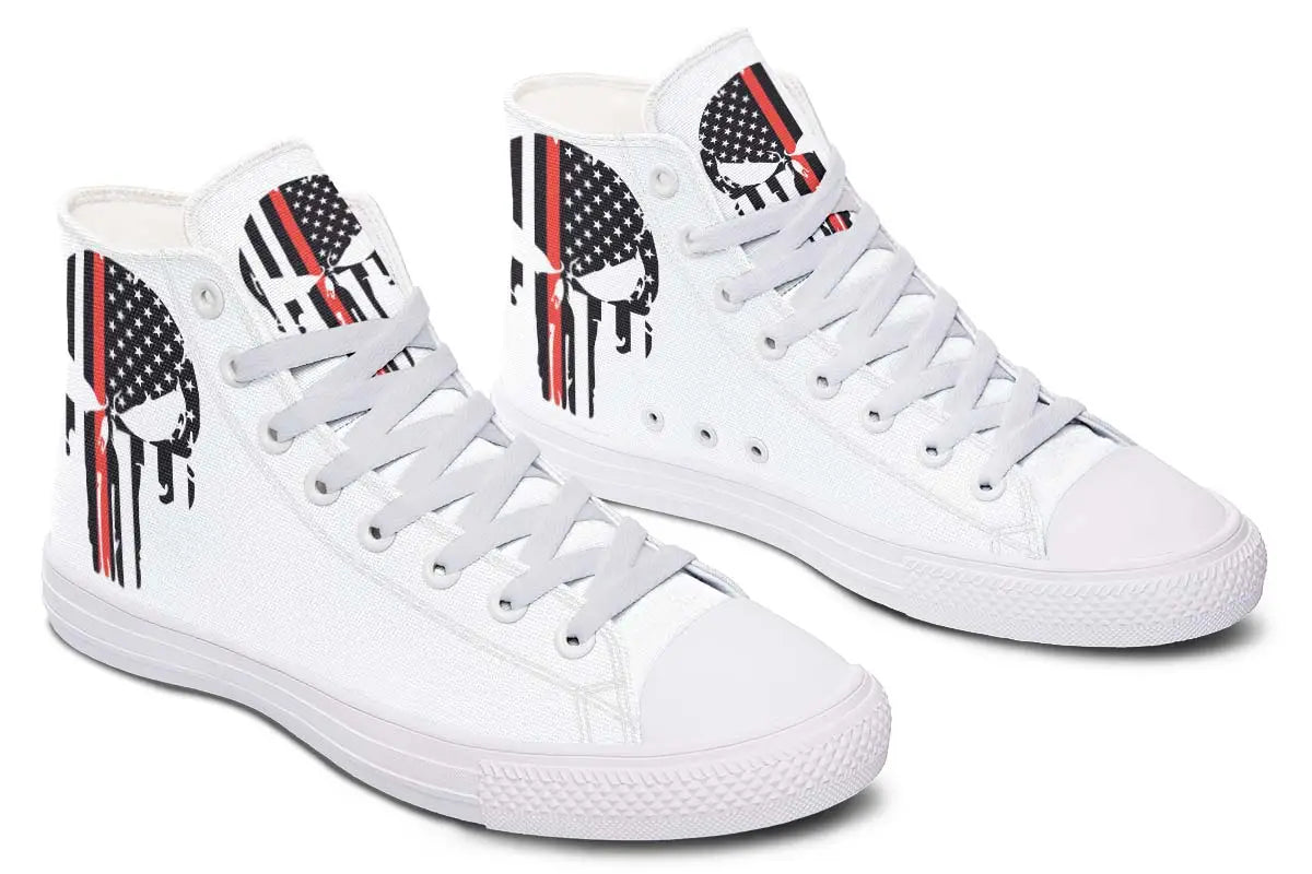 Printed Couple High-top Canvas Shoes