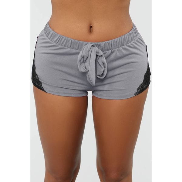 Women’s Fashion Lace Patchwork Sports Yoga Shorts