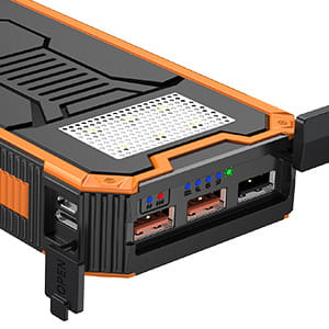 Large Capacity 30000 MA Solar Charging Unit