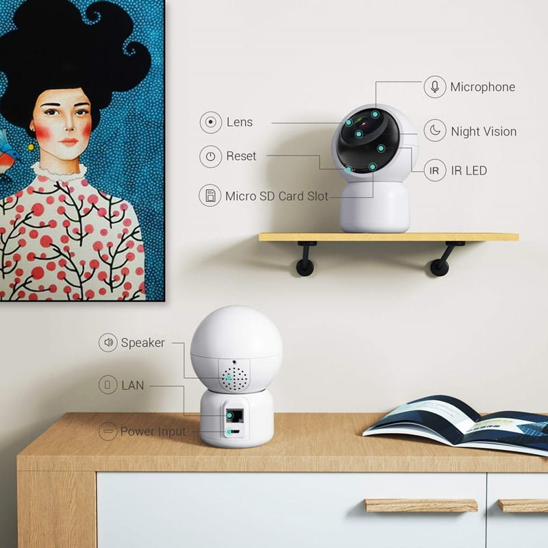 Camera Network Wireless Graffiti Camera Wifi Camera HD Night Vision