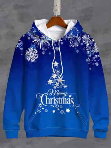 Santa Claus Men’s Pattern Hoodie