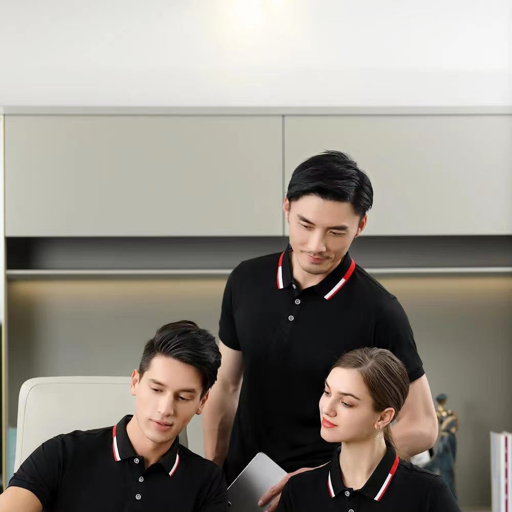 A Style    Workwear T-shirt Short-sleeved Advertising Cultural Shirt Work Clothes