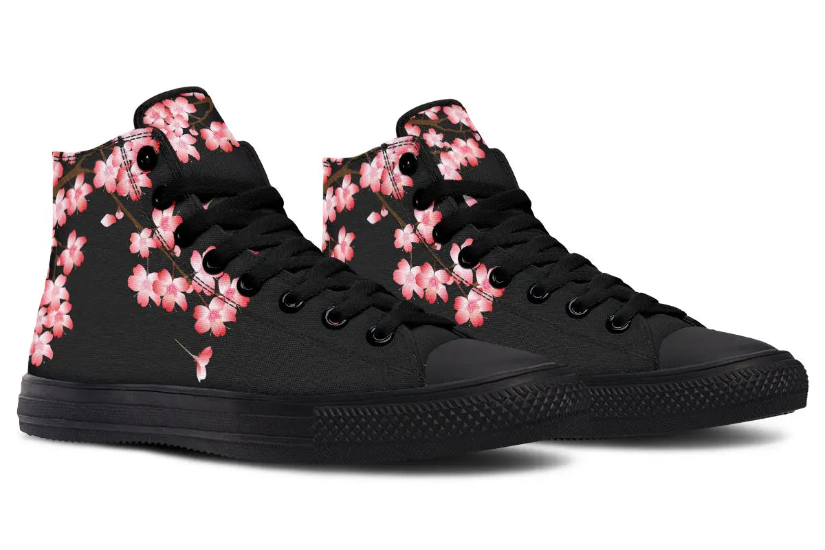 Printed Couple High-top Canvas Shoes