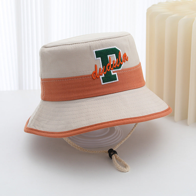 Bucket Hat Baby Spring And Autumn Thin Summer Child Sun-proof Sun Protection Sun Hat