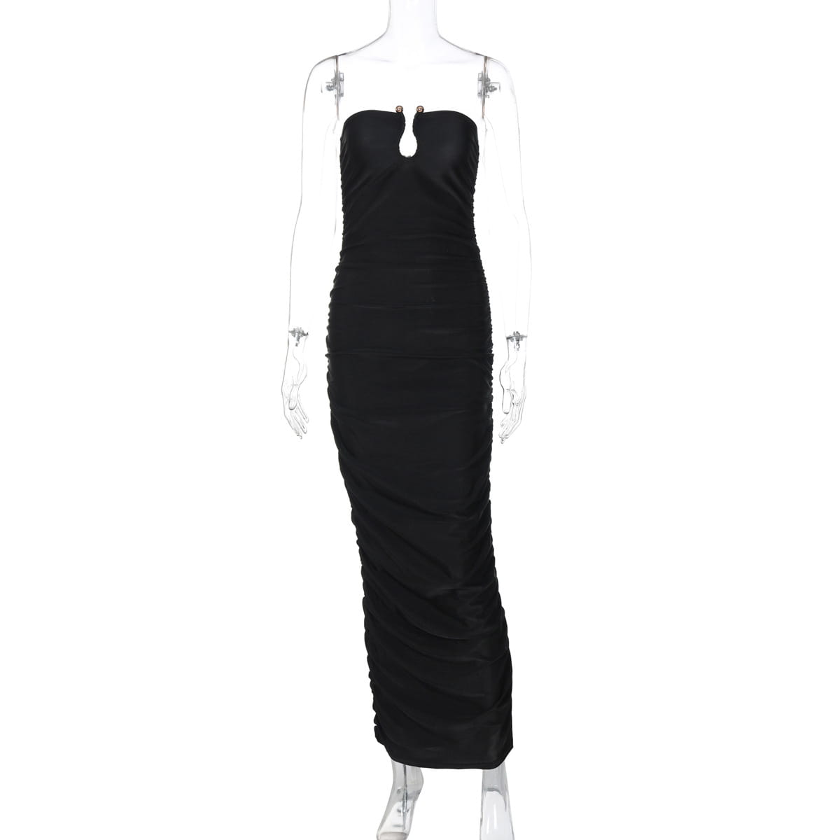 Women’s Fashion V-neck Back Slim Fit Dress