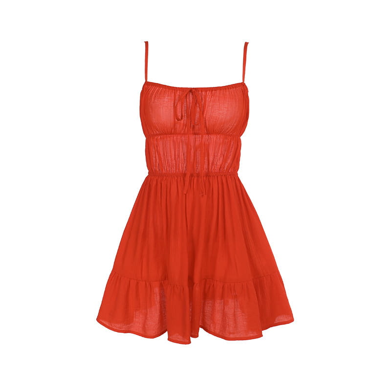 Hot Girl Backless Slim Fit Holiday Dress Women