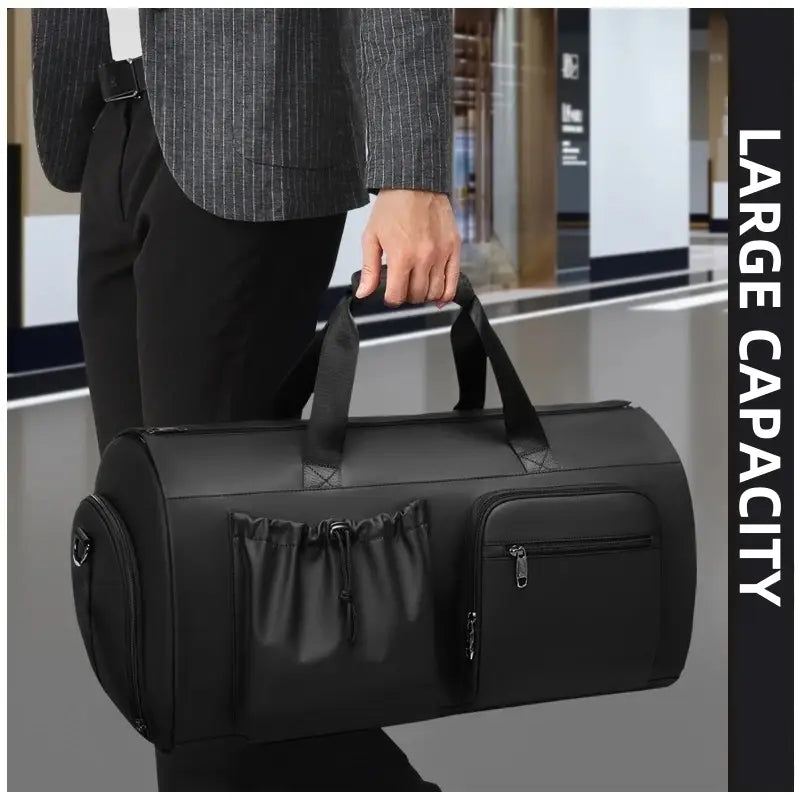 High Quality Waterproof Suit Bag For Men Large Capacity Travel Bag With Shoe Compartment Dry And Wet Separation Travel