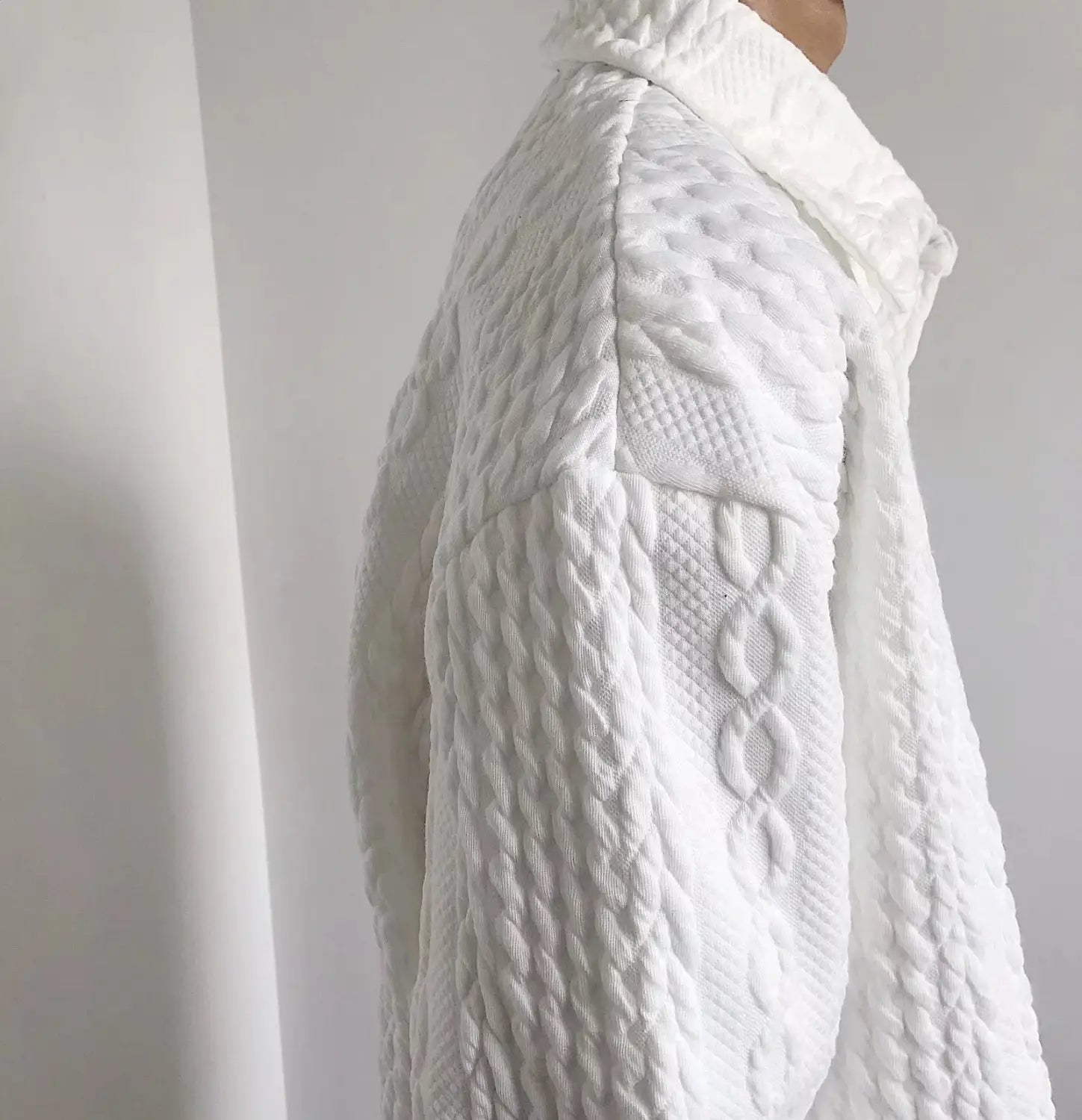 Japanese Hemp Pattern Shirt Men’s Long Sleeve Autumn And Winter Leisure Coat