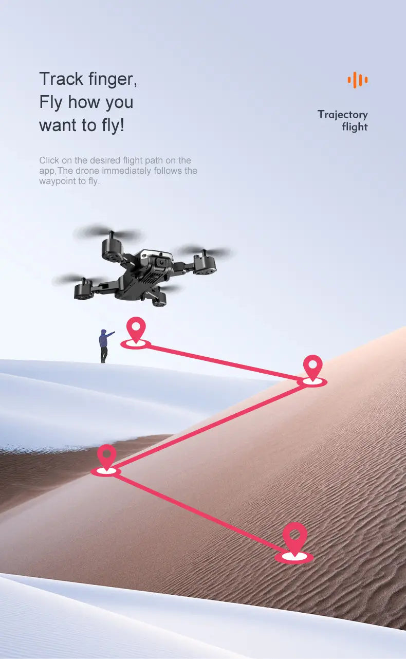 High Definition 8K Folding Intelligent Obstacle Avoidance Drone