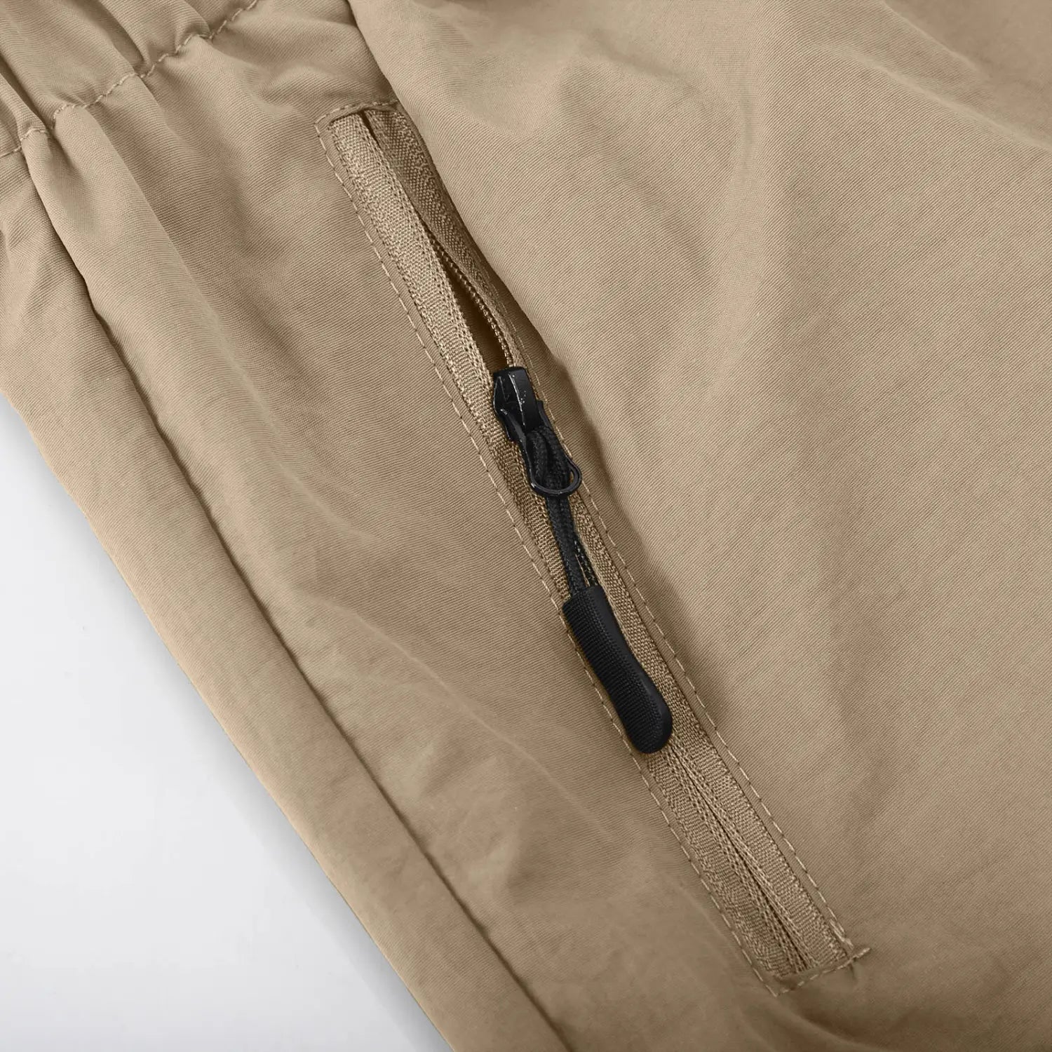Men’S Casual Elastic Waist Strap Summer Shorts Casual Fit Fashion Outdoor Long Shorts For Men Knee-Length Straight Leg