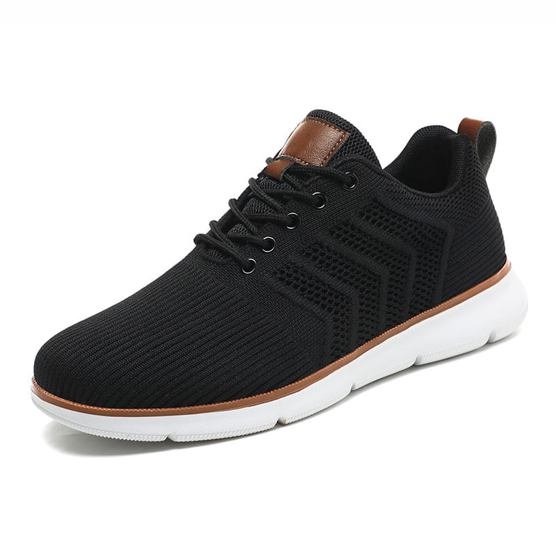 Fashion Lace-up Mesh Sneakers Casual Flying Woven Walking Sports Shoes For Men