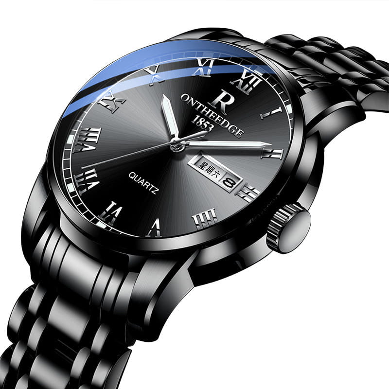 Men’s Three Needle Business Steel Watch Quartz Watch