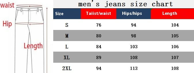 Men’s Patchwork Fringe Slightly Flared Stretch Jeans