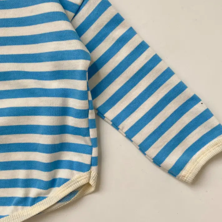 Fashionable And Personalized Children’s Cotton Striped Sweater