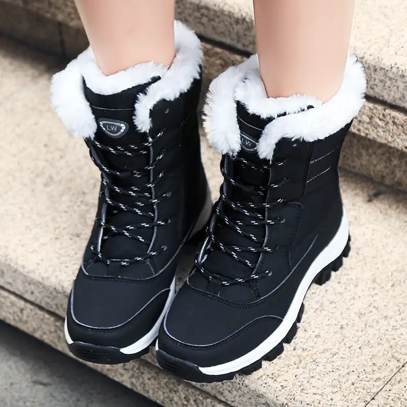 Women’s snow boots warm and velvet women’s shoes