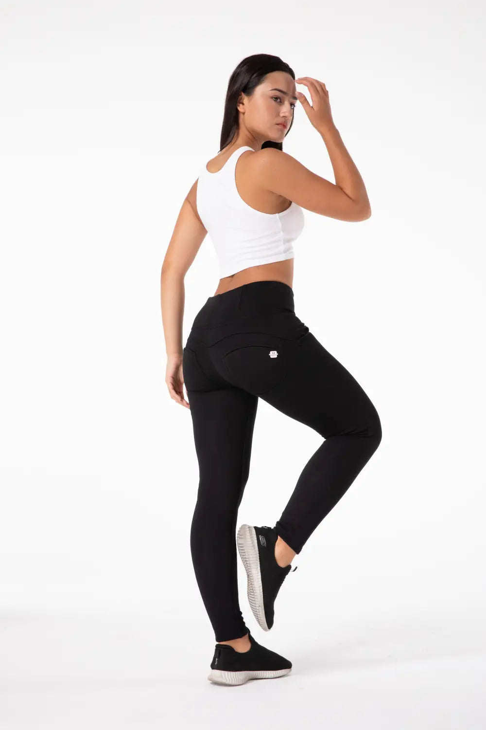 Shascullfites Melody Black Thermal Leggings Butt Lifting Winter Pants Fur Inside Women Pants