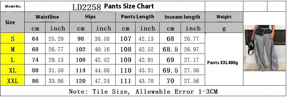 Women’s Fashion Denim Stitching Elastic Waist Trousers