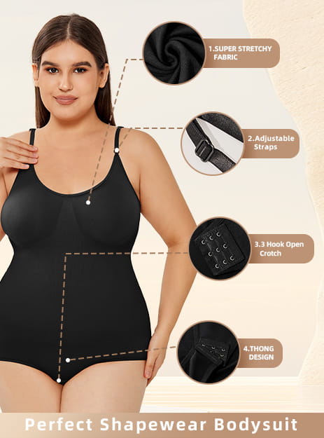 Shapewear For Women Tummy Control Full Bust Body Shaper Bodysuit