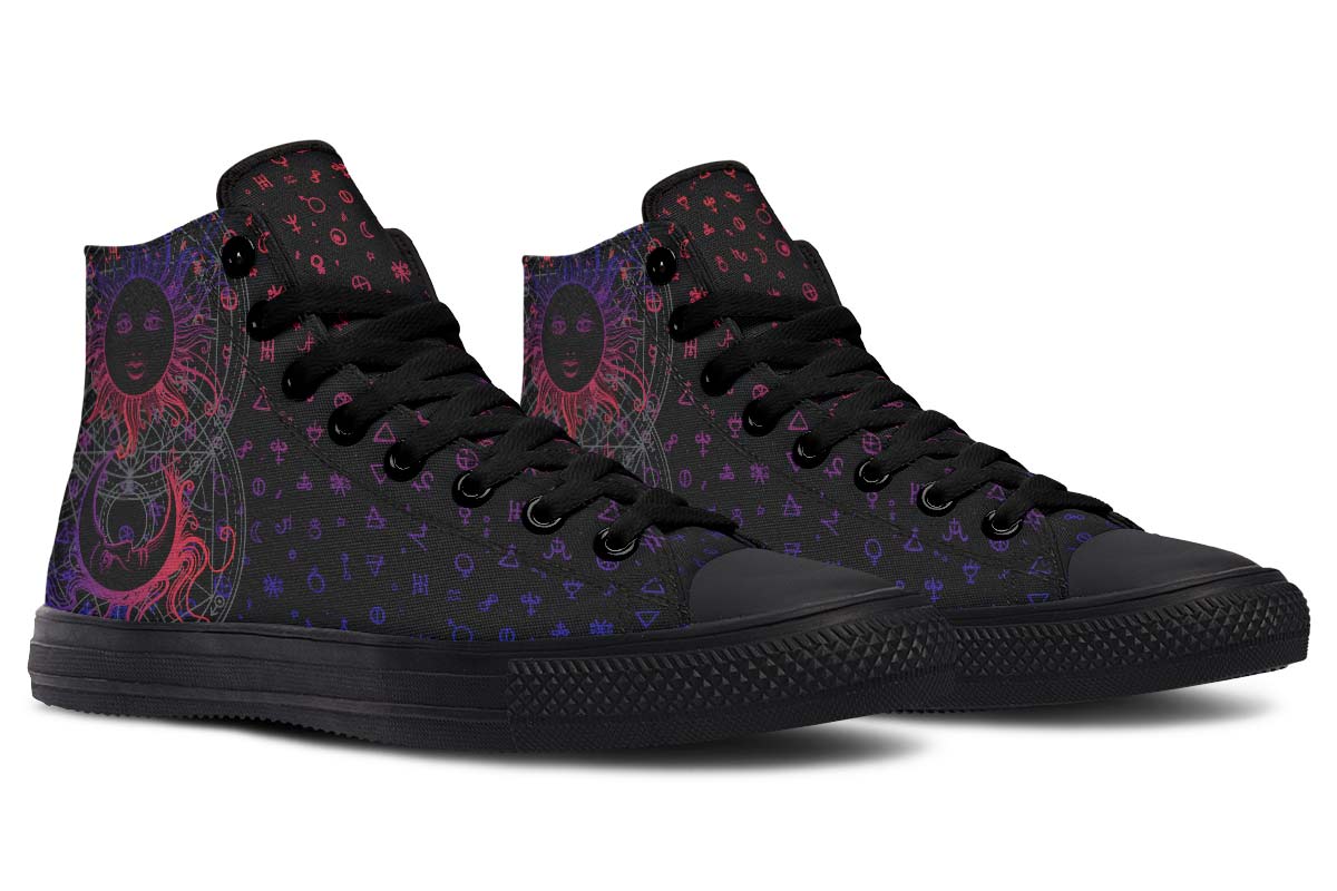 Printed Couple Canvas Shoes