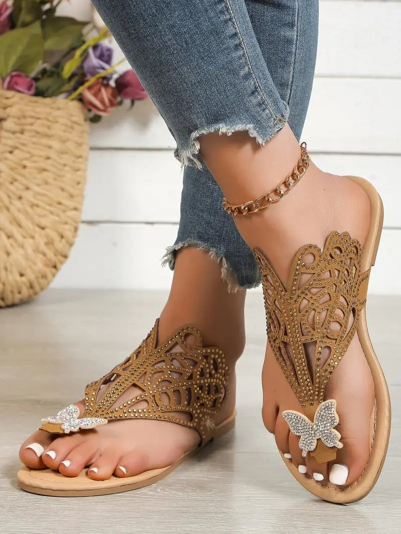 Slip-on Flip-toe Sandals