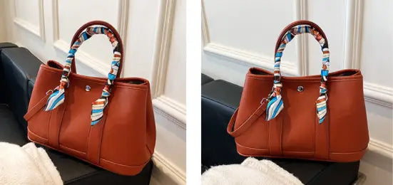 Scarf Bags New Fashion Women’s Bags Shoulder Crossbody Tote Bags Wild Garden Bags Handbags Shopping Bags