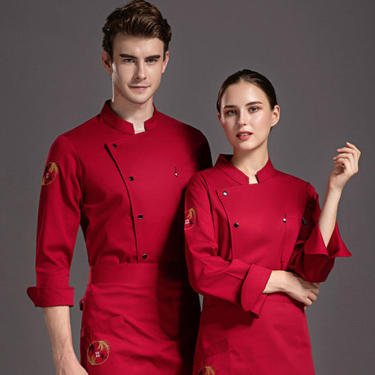 Cook's Work Clothes Men's Hotel Baking Top