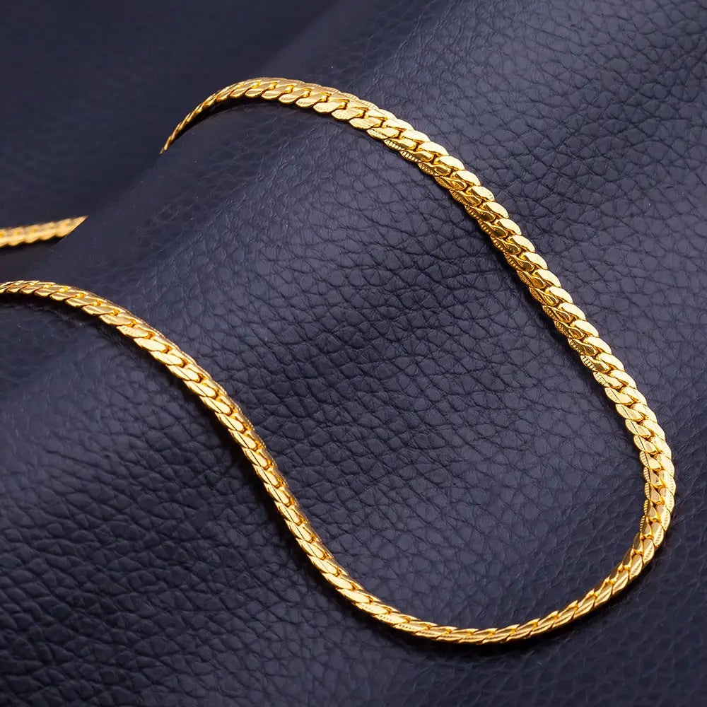 5MM Full Side 18K Necklace Beyond Trends Hub