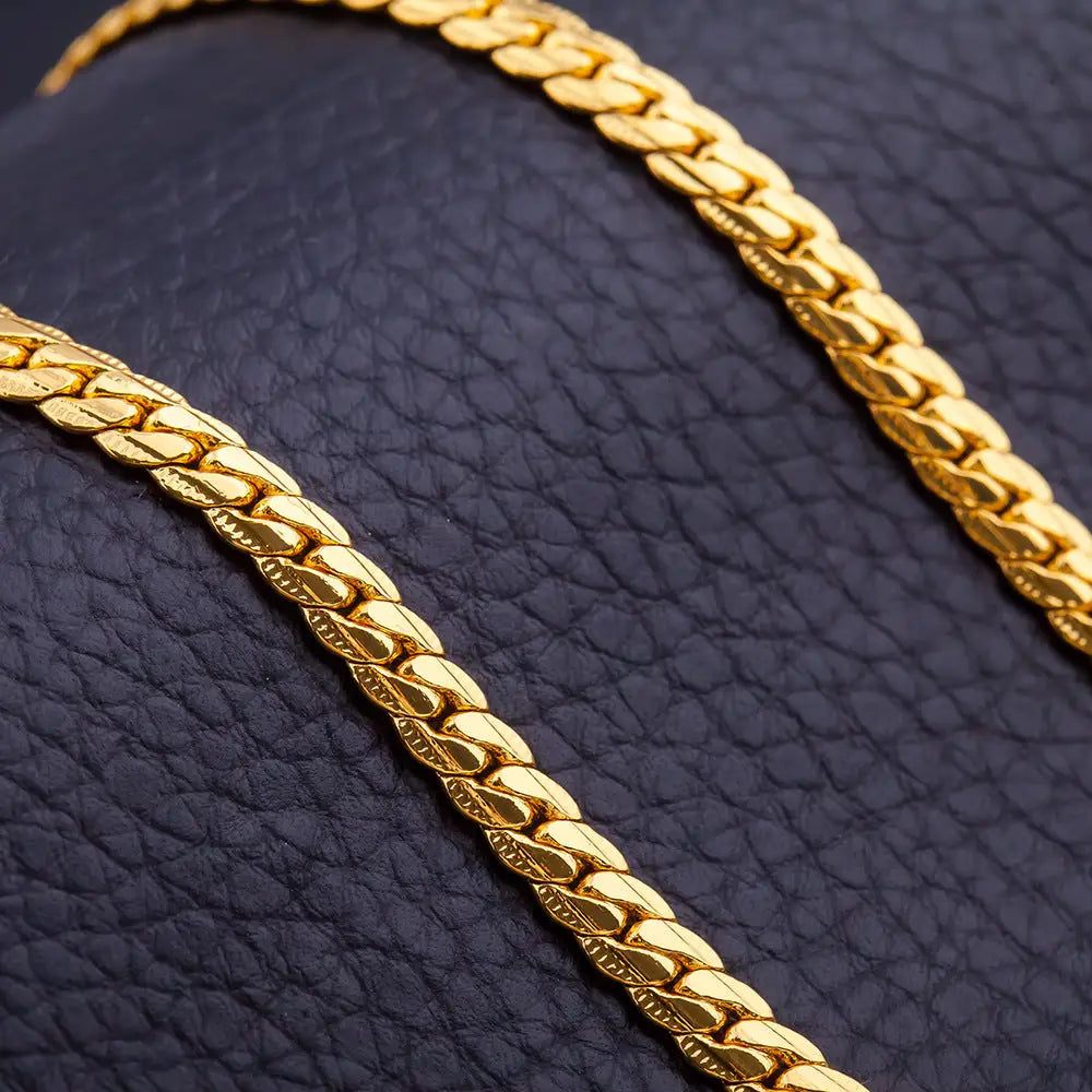 5MM Full Side 18K Necklace Beyond Trends Hub
