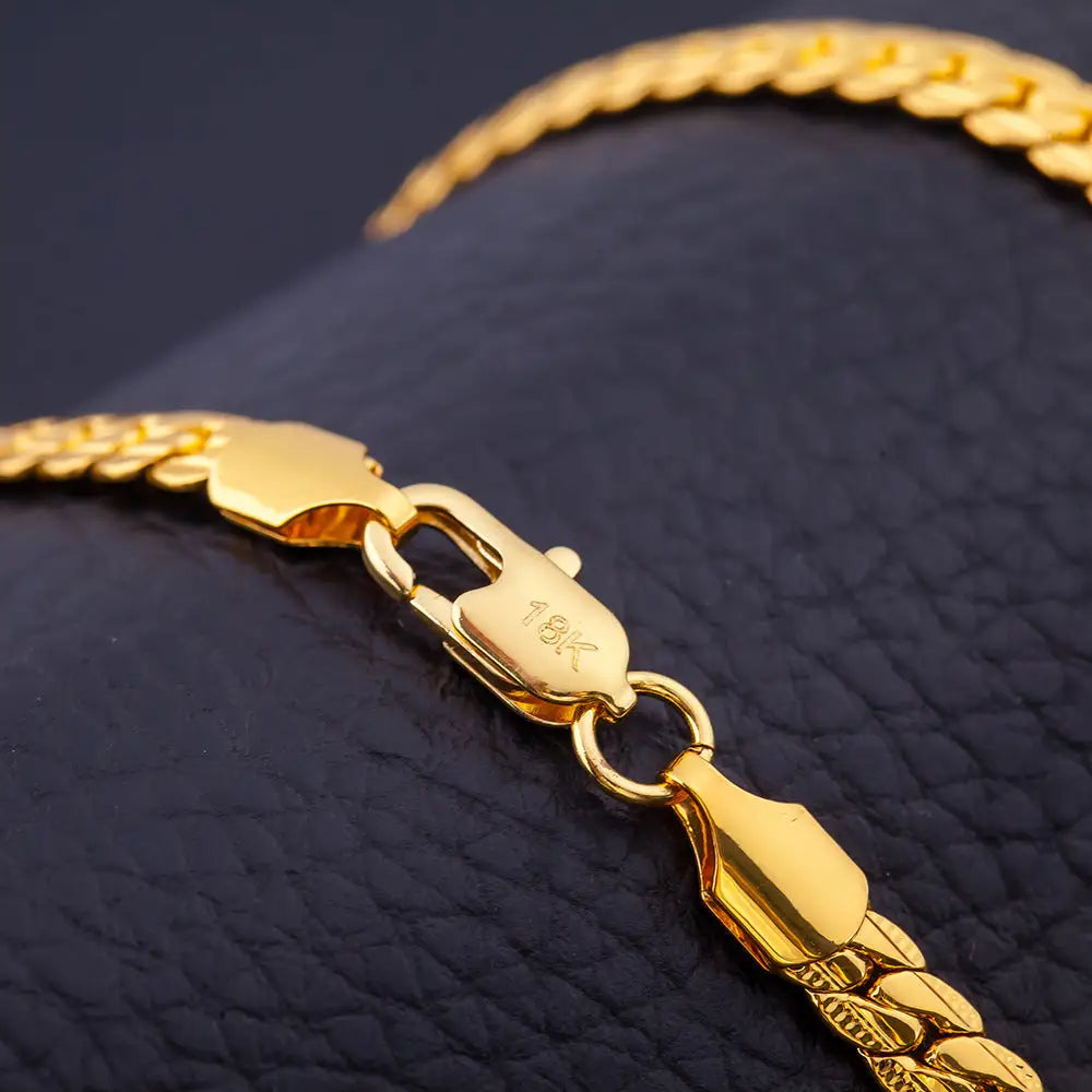 5MM Full Side 18K Necklace Beyond Trends Hub