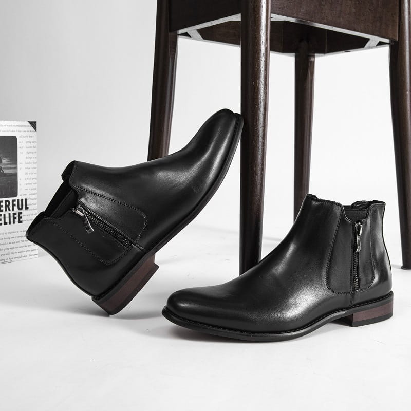 First Layer Cowhide Boots Men’s Leather