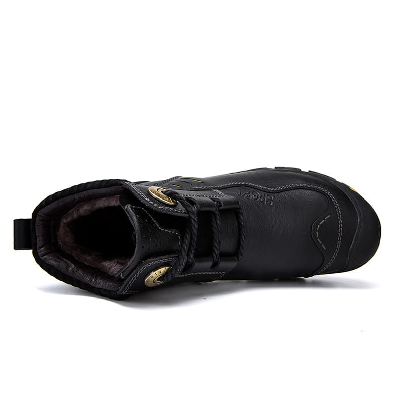 Outdoor Men’s Leather High-top Hiking Shoes