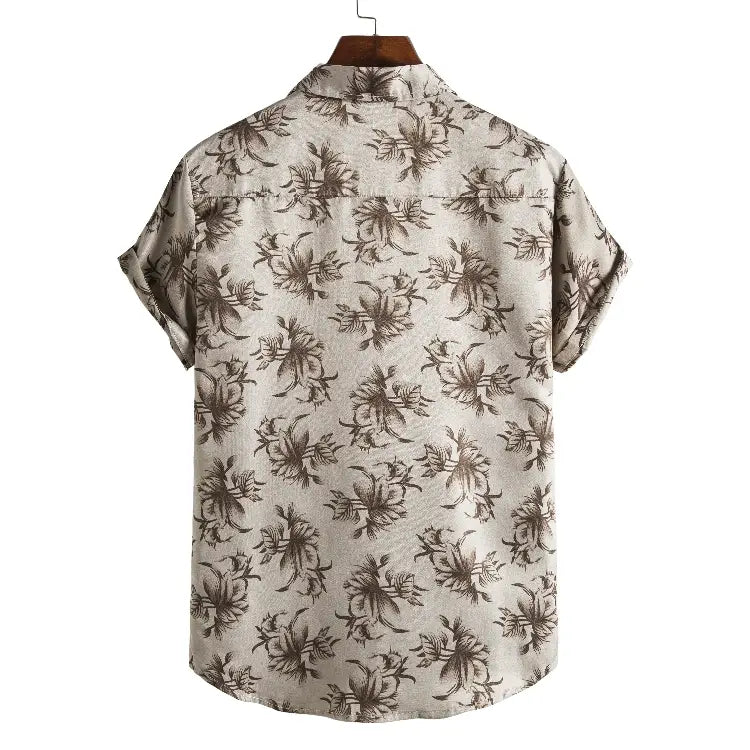 Men Short Sleeved Beach Shirts
