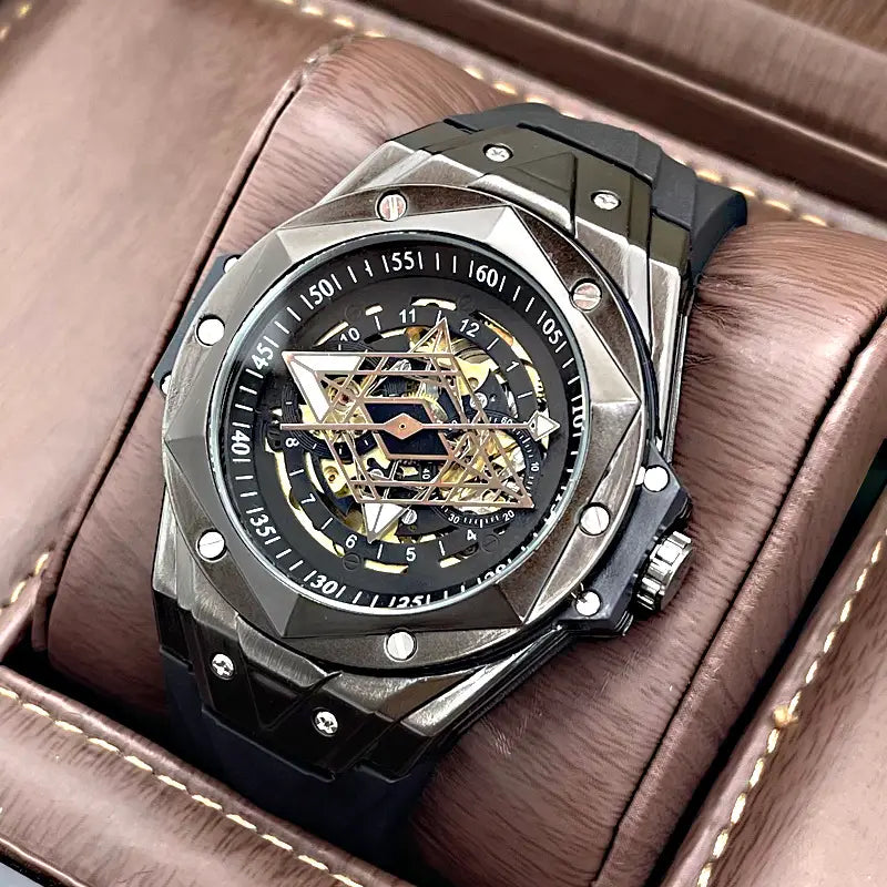 Men’s Automatic Personality Skeleton Mechanical Watch