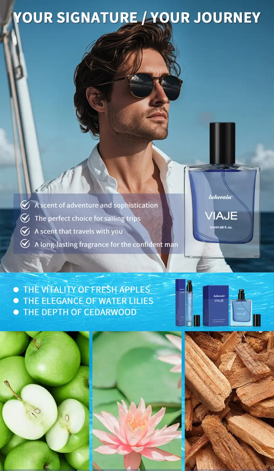 Men’s Citrus Fragrance Cologne