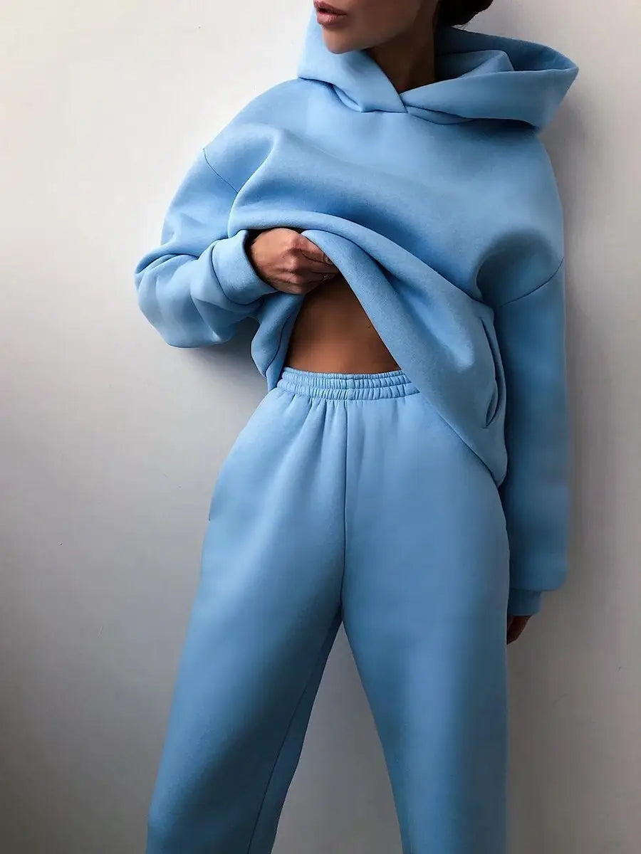 Women’s Casual Hooded Tracksuit