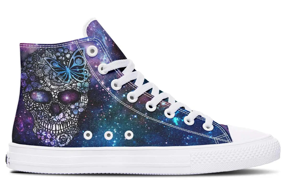 Printed Couple High-top Canvas Shoes