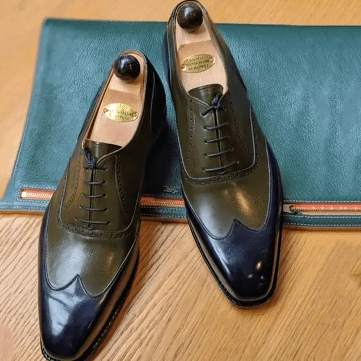 British style carved lace Goodyear breathable high-end men’s shoes