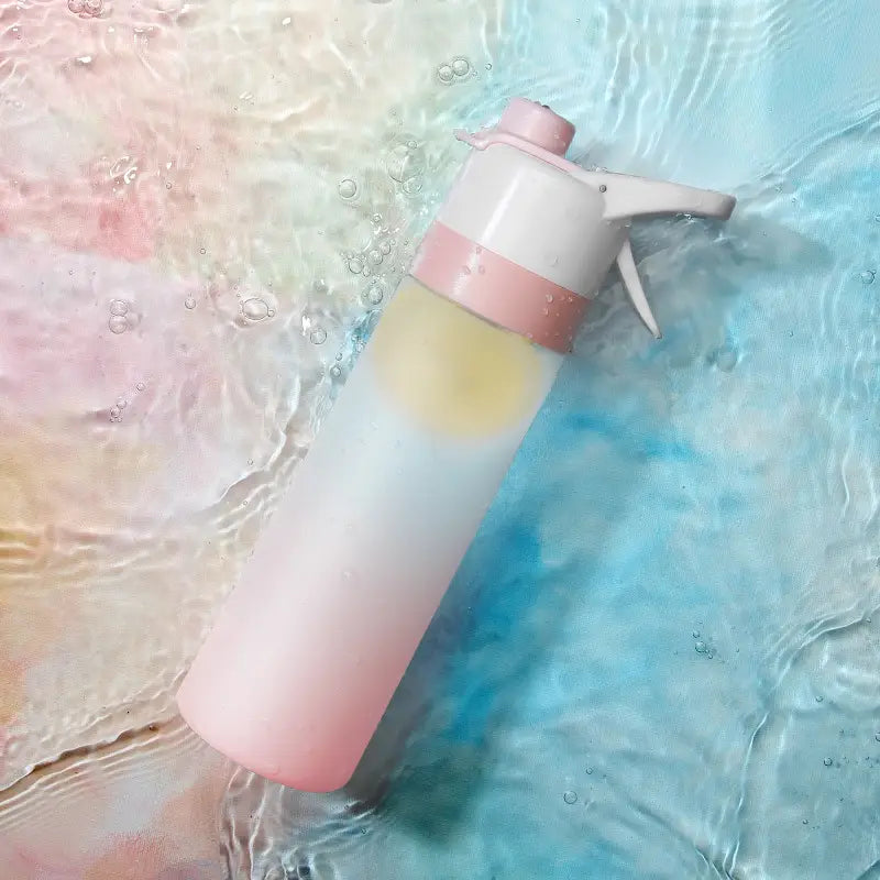 Spray Water Bottle For Girls Outdoor Sport Fitness Water Cup Large Capacity Spray Bottle Drinkware Travel Bottles