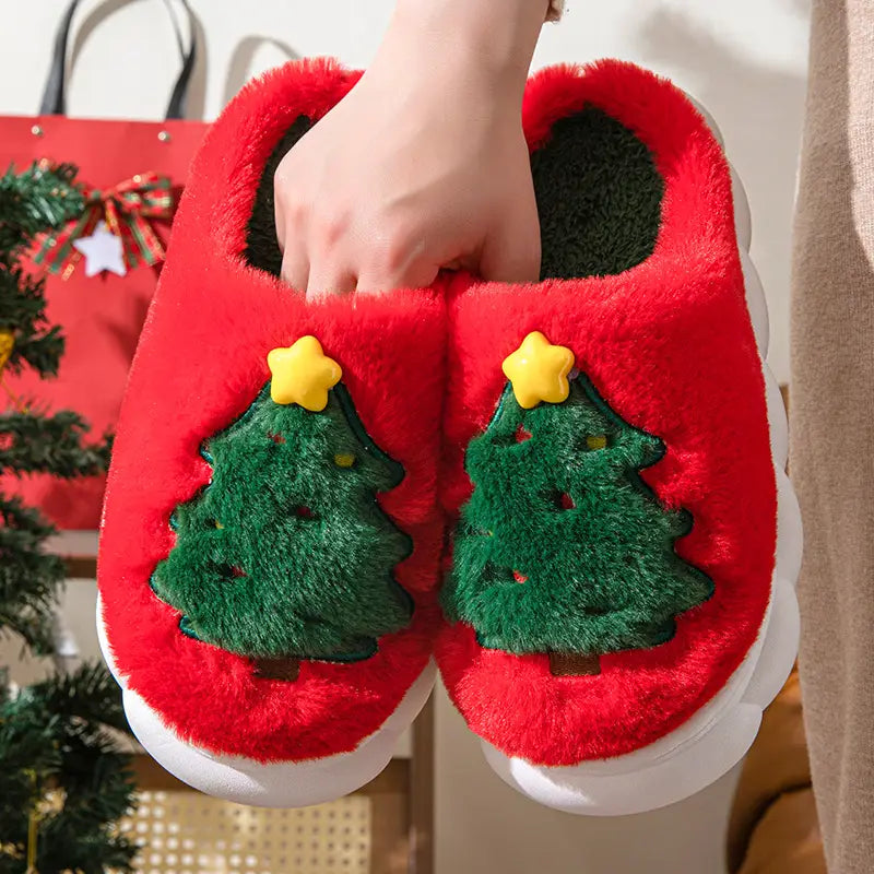 Christmas Tree Women’s Home Slippers