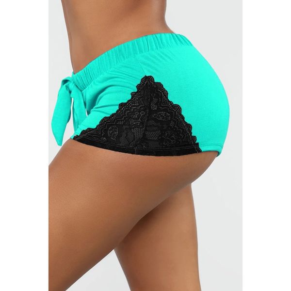 Women’s Fashion Lace Patchwork Sports Yoga Shorts