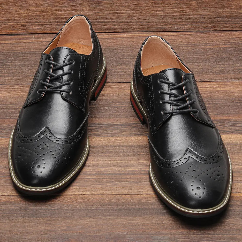 Classic Brogue Business Shoes Men
